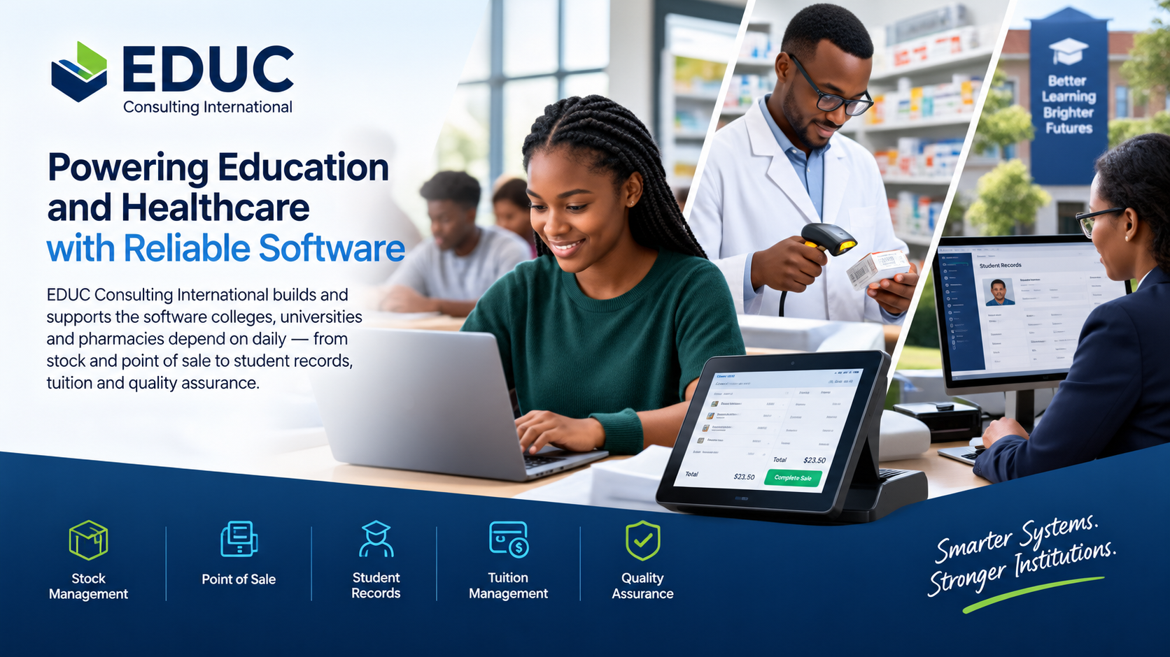 EDUC Consulting International — powering education and healthcare with reliable software